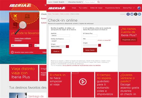 iberia check in online english